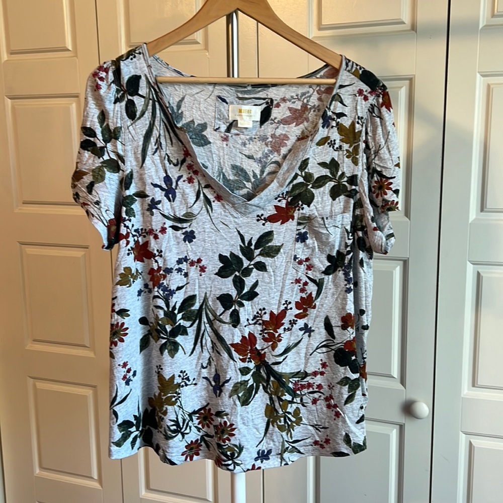 Maeve winter floral tee